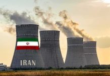 Iran Faces a Looming WATER Crisis nuclear power plant cooling towers in Iran at sunset