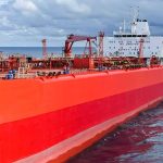 Trump Fires Back Over Russian DIESEL Deal Red oil tanker ship at sea