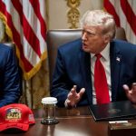 Trump’s BLUNTEST Words Yet for 4 Countries Donald Trump speaks at a meeting table beside Marco Rubio