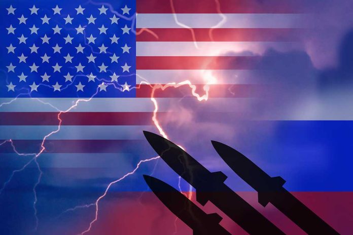 724090102 featured image U.S. and Russian flags with missiles and lightning.