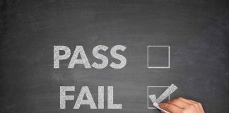 Pass and Fail options with Fail checked
