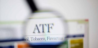 Magnifying glass over ATF web page text