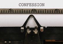 Typewriter with Confession