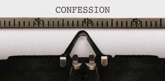 Typewriter with Confession