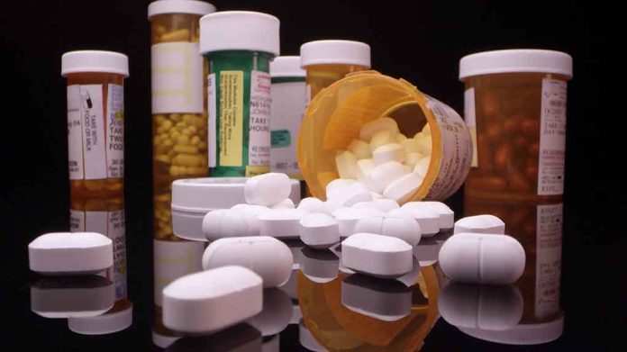 1753523942 featured image Various prescription pill bottles with scattered white tablets