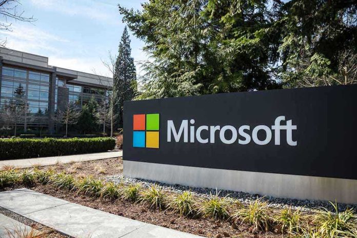 1357496909 featured image Microsoft sign with office buildings and trees