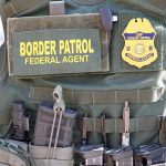 Border Patrol vest with gear and communication equipment