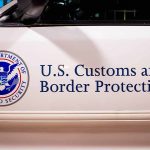 US Customs and Border Protection vehicle logo and text
