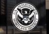 US Department of Homeland Security emblem on wall