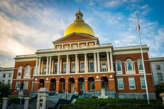 796701856 Building with golden dome and columns.